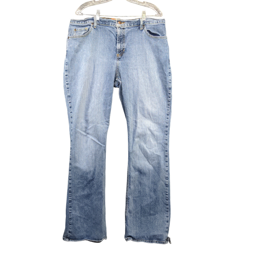 Old Navy Women's Just Below Waist Stretch Bootcut Jeans Blue 18 5-Pocket